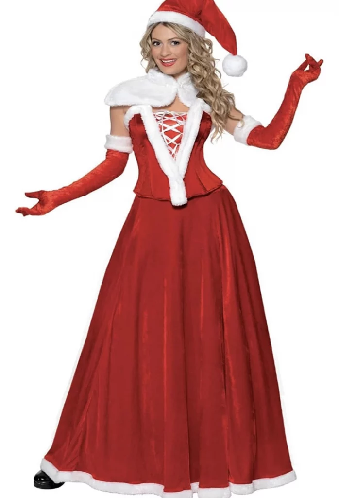 Costume de Mère Noël pour animations et événements festifs